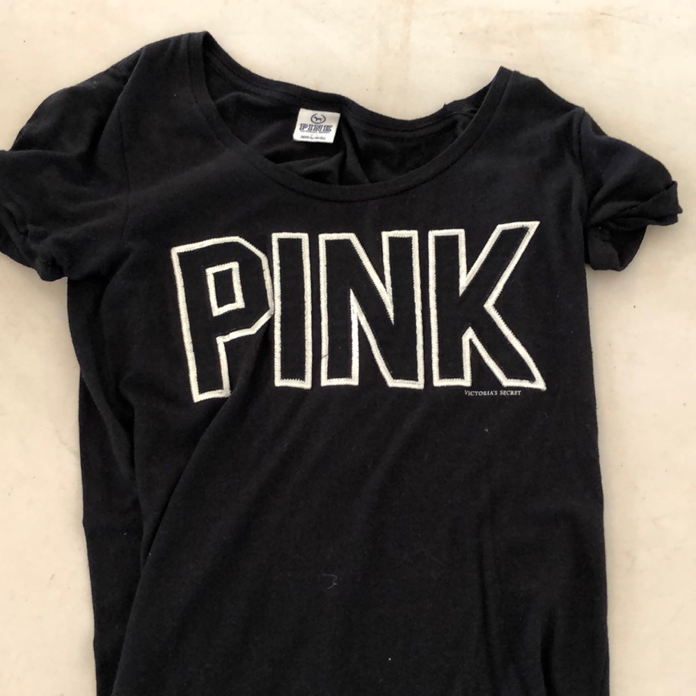 PINK black t-shirt
